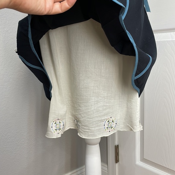 Anthropologie blue skirt 8 - Picture 3 of 14